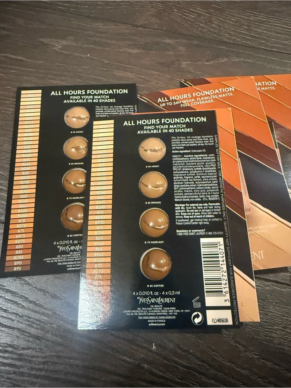 Yves Saint Laurent All Hours Foundation Duo - Beige and Deep Tan